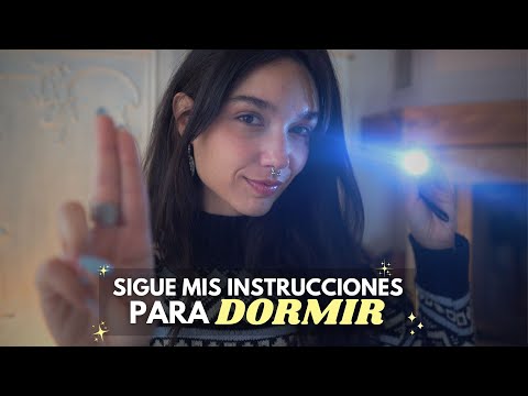 ASMR Sigue Mis Instrucciones Para RELAJARTE | FOCUS ON ME