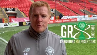 A special thank you to the Celtic faithful from Neil Lennon