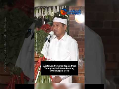 Wartawan Pemeras Kepala Desa Terungkap! Ini Pesan Penting untuk Kepala Desa! #kangdedymulyadi #short