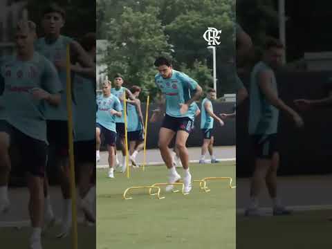 DIA DE TREINO EM ATLANTIC CITY 💪⚽🔴⚫ #flamengo #treino