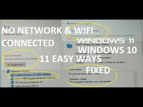 windows 10 not showing available networks