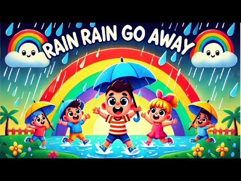 🌈 Rain Rain Go Away - Fun Educational Song for Kids | Tiki Boom | Super Simple Nursery Rhymes.