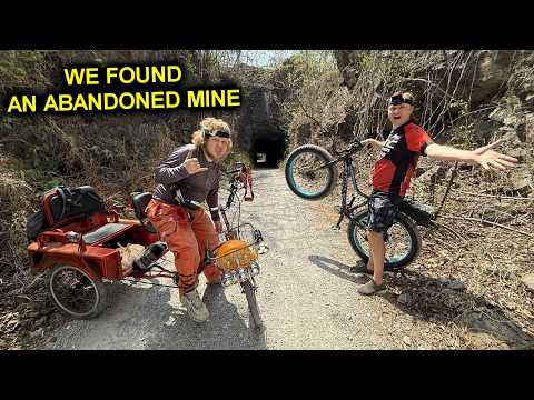 Found an abandoned LEAD MINE on a homemade TRIKE with a motor