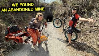 Found an abandoned LEAD MINE on a homemade TRIKE with a motor