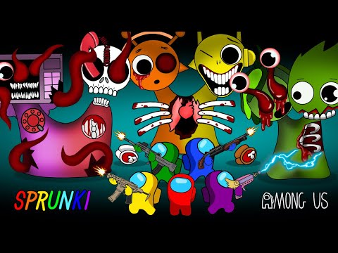 어몽어스 Among Us VS Incredibox Sprunki CREEPY SYMBIOSIS | PEANUT ANIMATION FUNNY