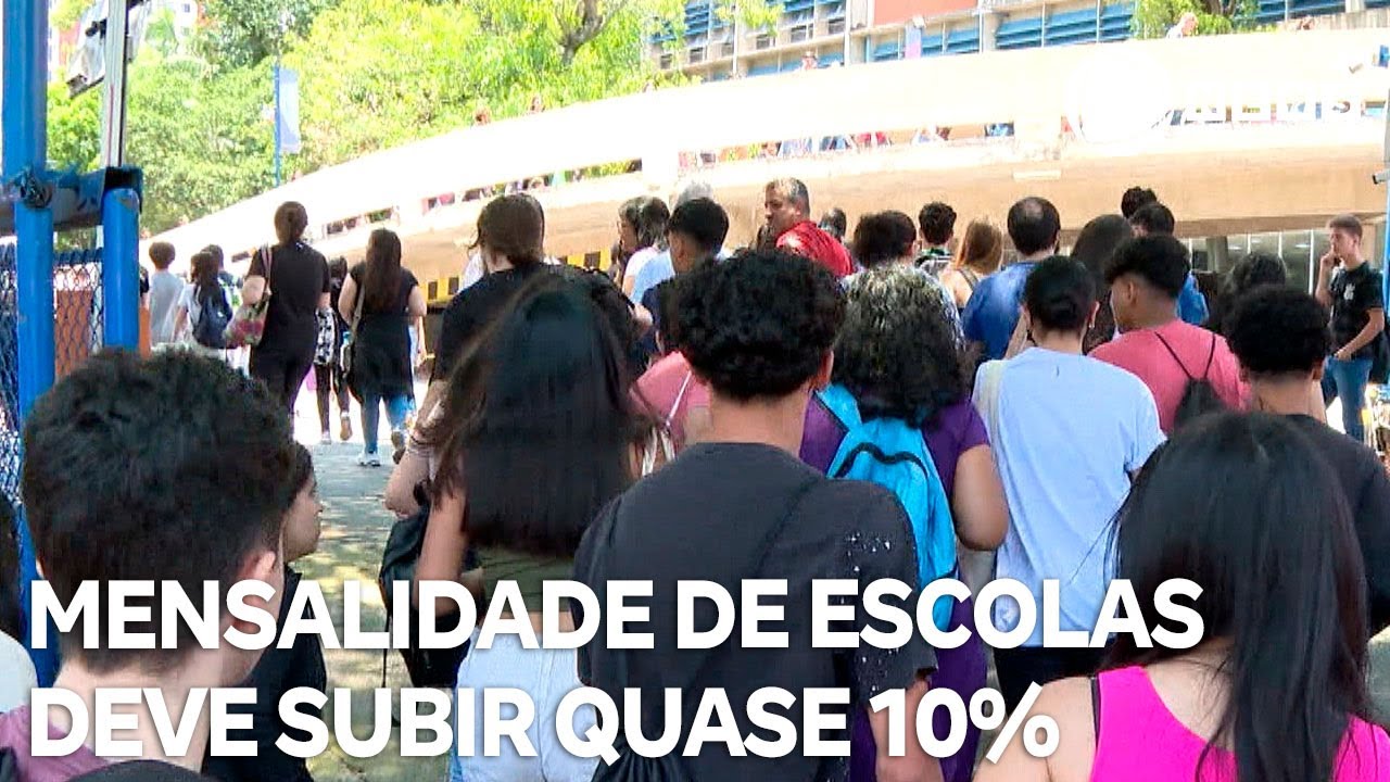 Mensalidade de escolas particulares deve subir quase 10