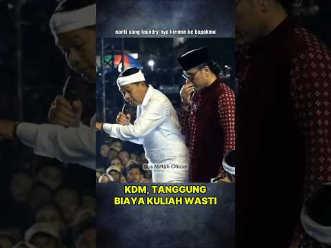 KEREN! KDM Bantu Biaya Kuliah Sampai Lulus #kdm #gusmiftah #unicimi
