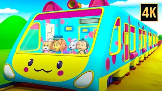 The Train Song, Vehicles for Kids and Kindergarten Rhymes