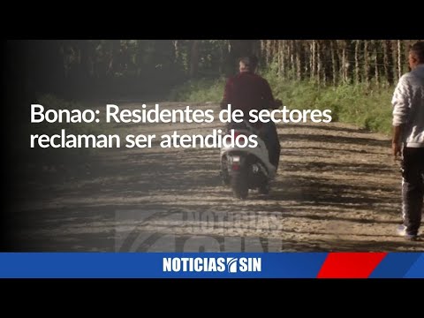 Bonao: Residentes de sectores reclaman ser atendidos