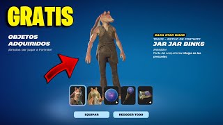 ✅COMO CONSEGUIR *LOTE DE JAR JAR BINKS* GRATIS EN FORTNITE / CAPITULO 6 TEMPORADA 3