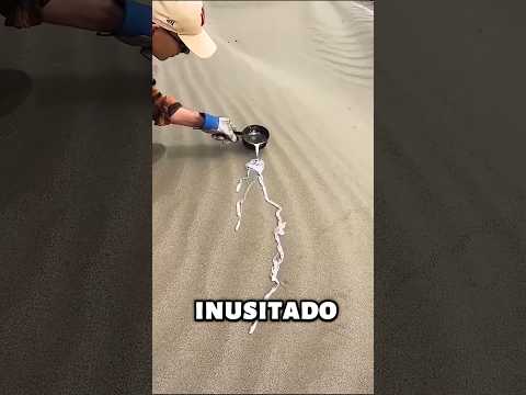 Esse homem achou um jeito bem inusitado de ganhar dinheiro no deserto #curiosidades