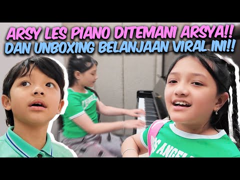 SELESAI TEMANIN ARSY LES PIANO!! ARSYA AJAK ARSY BELANJA MAINAN INI!!