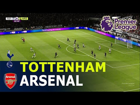 TOTTENHAM vs ARSENAL | ENGLAND PREMIER LEAGUE 2023/24 | Full Match All Goals | PES Gamepl