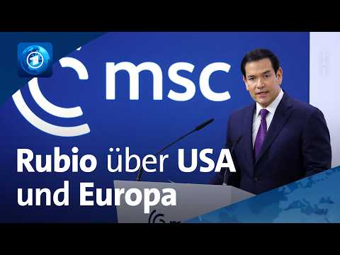 Rubio spricht bei Sicherheitskonferenz in München