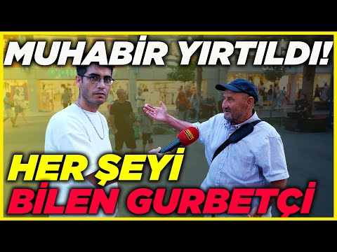 HER ŞEYİ BİLEN GURBETÇİ! MUHABİR KENDİNİ TUTAMADI... | Sokak Röportajları