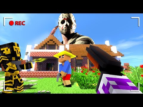 ¿¡AMIGOS SALVAN EL MUNDO DE JASON VOORHEES!? | MINECRAFT TROLL