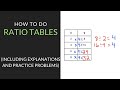 Exploring Ratio Tables for 6th Grade Math
