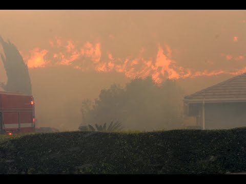 BREAKING Line Fire 20k+ acres San Bernardino county by Running Springs California forced evacuations