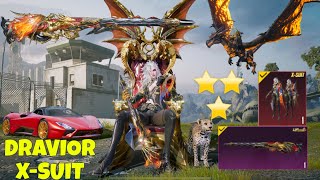 OMG! NEW DRAVIOR X-SUIT🔥GAMEPLAY PUBG MOBILE