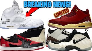 BREAKING: AIR JORDAN 5 WHITE METALLIC 2026, AJ 3 BIN 23, JORDAN 1 LOW BANNED, AJ 15 IS BACK + MORE