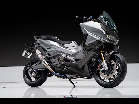 Forza 750 cc  แต่งโดยสำนัก Fiat hyper carbon