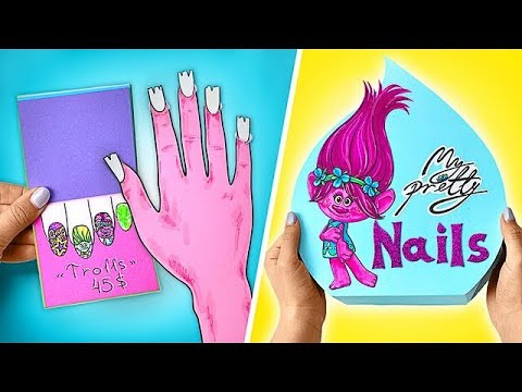 Le salon de manucure magique en papier 💅 Nail Art and Fun || COOL PAPER CRAFTS !