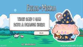 【 Fields of Mistria 】They said I can date A DRAGON here, so...👉👈 【 iof
