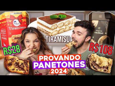 GUERRA DE PANETONES DE TIRAMISU 💥 CACAU SHOW x PANCO | Qual é melhor?