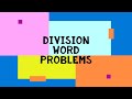 Division Word Problems Challenge