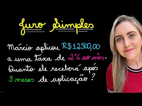 NUNCA MAIS ERRE JURO SIMPLES! EXPLICAÇÃO SOBRE JUROS PASSO A PASSO ! JUROS E PORCENTAGEM!