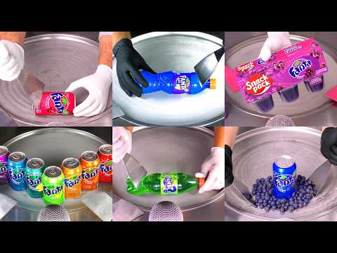 Ultimate Fanta Ice Cream Rolls Compilation (ASMR)