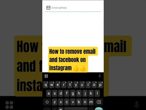 How to remove email and facebook on instagram 👍|| #shorts #youtubeshorts #viral #ytshorts #instagram