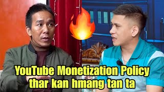 YouTube dan thar in Mizo YouTuber te a nghawng dawn em⁉️🔥(Jaz Hmar React)