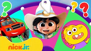 30 MINS of Friend Rescues Spin the Wheel w/ Kid Cowboy & Tim Rex! #4 | Games For Kids | Nick Jr.