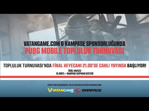 VATANGAME PUBG MOBILE TOPLULUK TURNUVASI FİNAL