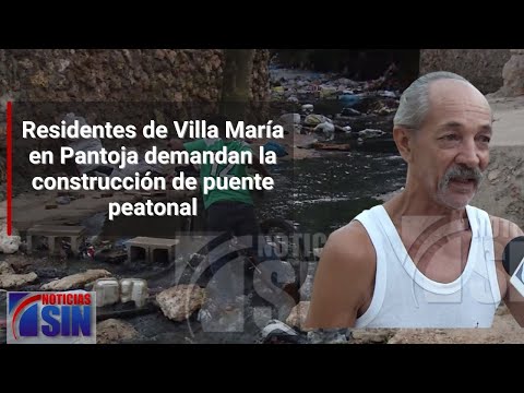 Residentes en Villa María de Pantoja demandan la construcción de puente peatonal