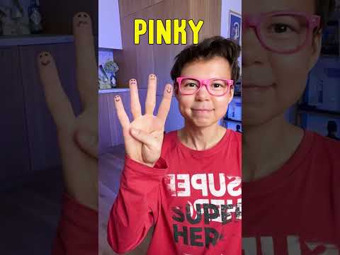 Let’s Name Our Fingers! 🖐💅🏻 Fun Learning Time! #kids #shorts