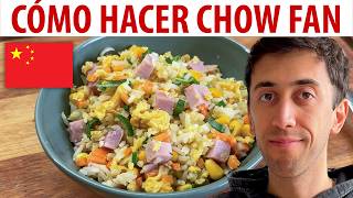 Cómo hacer chow fan de jamón - Arroz frito chino