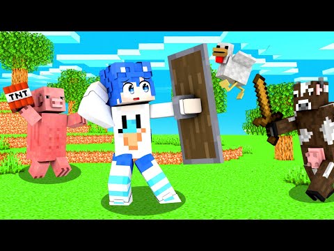 Minecraft Tapi Semua Mobs Menyerangku!