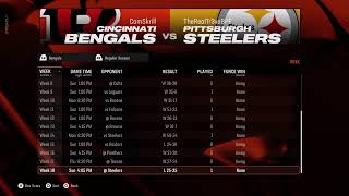 Bengals vs Steelers