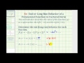 Exploring End Behavior of Polynomial Functions