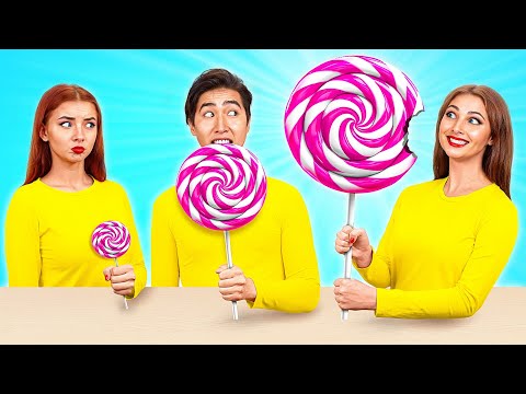 Big, Medium and Small Plate Challenge | Funny Food Situations by Mega DO Challenge
