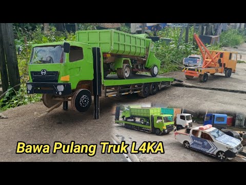 Derek Truk Lak4, Depanya Hancur Terpaksa harus Naik Towing 😭