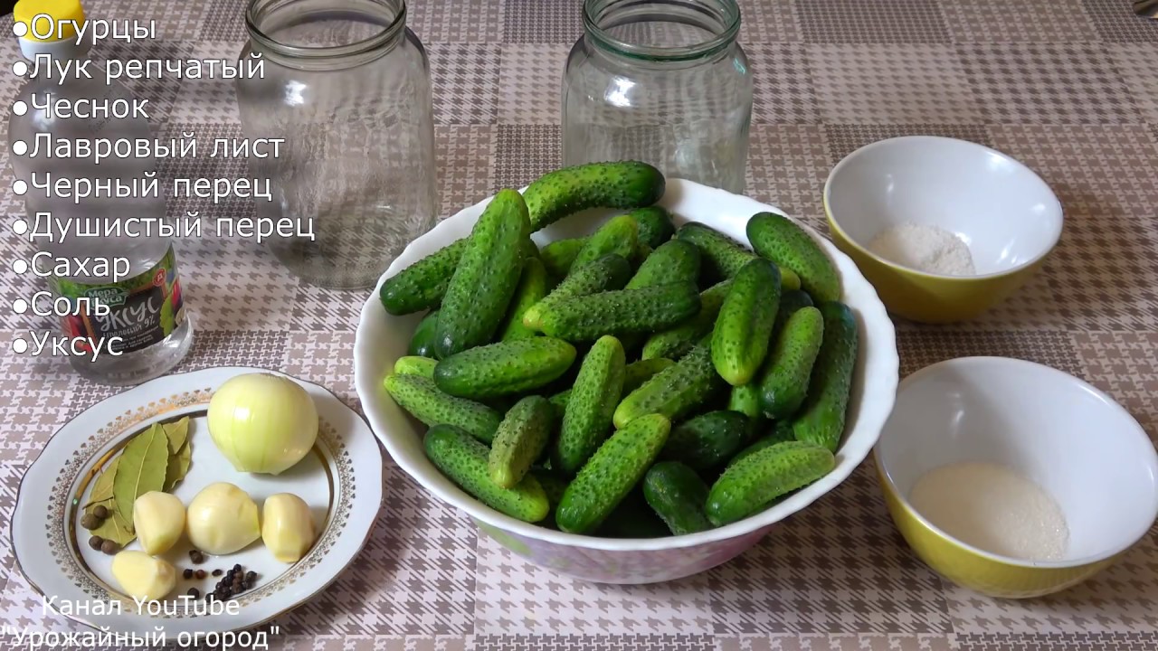 Самые вкусные маринованные огурцы на зимуогурцы по-болгарски