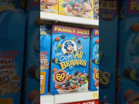 Take a walk down the cereal isle #cereal 🥣#walmart #gotmilk