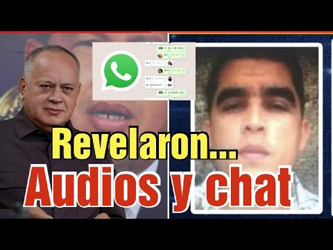 revelaron audios y chat de Diosdado y el niño Guerrero con el tren de Aragua