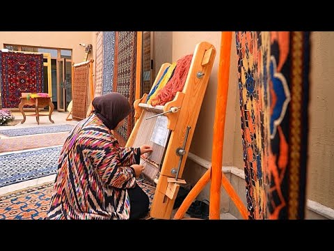 YouTube video thumbnail: From Khiva to Bukhara, Uzbekistan’s Carpet Artistry Keeps History and Tradition Alive