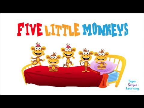 Five Little Monkeys | Super Simple Songs - YouTube