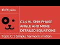 Simple Harmonic Motion Concepts
