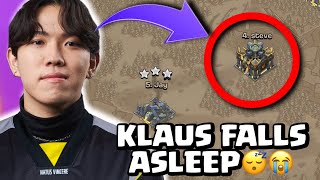 Klaus FALLS ASLEEP During Finals Minute of WAR..